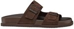 Geox Herren U PARNAIBA A Sandal, Dark Brown, 40 EU