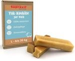 Supravit Yak Kauk&auml;se f&uuml;r Hunde Gr&ouml;&szlig;e L (14 cm) 3er Pack &ndash; Himalaya K&auml;se
