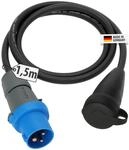 Brennenstuhl Camping Adapterkabel/CEE-Adapter mit CEE-Stecker und