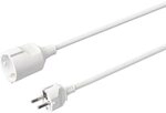 Sygonix SY-4872638 Strom Verl&auml;ngerungskabel 16 A Wei&szlig; 5.00 m H05VV-F 3G 1,5...