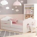 Kids Collective Kinderbett 80x160 cm mit Matratze und Schublade, Lattenrost &