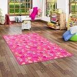 Snapstyle Kinder Spiel Teppich Schmetterling Pink in 24 Gr&ouml;&szlig;en