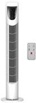 HOMCOM Turmventilator leise mit Fernbedienung, 78,5 cm Standventilator...