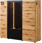 MASSIVMOEBEL24.DE | KITZB&Uuml;HEL Highboard Wildeiche Natur ge&ouml;lt/lackiert -