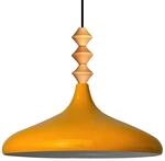 bamyum Champion Pendelleuchte aus Holz, 35 cm H&auml;ngelampe Metall E27 Moderne...