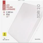 EMOS LED-Deckenleuchte TORI, wasserdichte 24 W Badlampe f&uuml;r Au&szlig;en und Innen,...