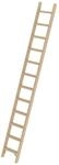 PROREGAL Stufen-Anlegeleiter Holz ohne Traverse | 12 Stufen | Leiter,...