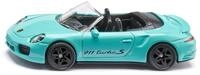 Siku 1117 Porsche 911 Turbo S Cabriolet Spielzeugauto mit offenem Verdeck,