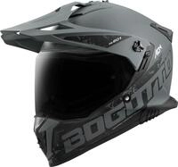 Bogotto FG-601 Duo Fiberglas Enduro Helm, anthrazit matt, S