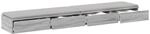 vidaXL Bettschubladen Graues Sonoma 180 x 36,5 x 16,5 cm Holzwerkstoff,