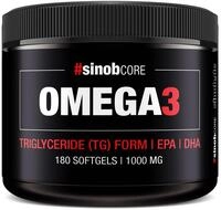 #sinob Omega 3 1000 mg | Fisch&ouml;l Kapseln in Triglycerid-Form | 180 Kapseln 