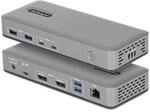 StarTech Treiberloses USB-C Dual 4K 60Hz DisplayPort Dock, 100W PD