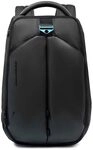 Piquadro &ndash; 14"-Laptop-Rucksack mit 2 F&auml;chern &ndash; aus Stoff und veganem Leder &ndash;