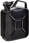 BW&reg; Benzinkanister Metall 5 Liter - Kraftstoffkanister Schwarz - RAL 9005 -