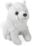 Wild Republic Pocketkins Eco Polarfuchs, Pl&uuml;schtier, 12 cm, Pl&uuml;schspielzeug,