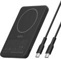 Belkin BoostCharge Batterie Externe Magn&eacute;tique 5000mAh, Chargeur Portable Fin Avec