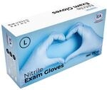 IEA Medical Nitrilhandschuhe blau L, Einweghandschuhe, latexfrei&puderfrei
