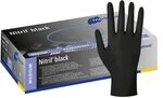 Nitrilhandschuhe 1000 St&uuml;ck Box (Schwarz) Meditrade Einmalhandschuhe,