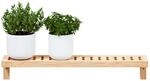 vidaXL Wandh&auml;ngeregal Natur 62 x 10 x 12,5 cm Massivholz aus Walnuss, Moderne