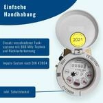 Wasser-Ger&auml;te Wasserz&auml;hler f&uuml;r Kaltwasser, Wasseruhr 1 Zoll,...
