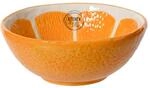 Decoris Schale 15x6cm Keramik in Orangen Form - Schalen & Sch&uuml;sseln -...
