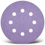 MENZER Purple HD Klett-Schleifscheiben, 125 mm, 8-Loch, f. Exzenterschleifer,