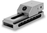 EBERTH Pr&auml;zisions-Niederzugschraubstock, Backenbreite 50mm, maximale Spannkraft