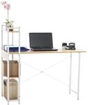 CLP Schreibtisch Poe I B&uuml;rotisch Mit Stauraum I Computertisch Mit Regalen I