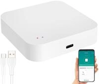 Luminea Home Control ZigBee Bridge: WLAN-Gateway f&uuml;r ZigBee- und