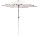 greenmotion Sonnenschirm mit UV-Schutz 50+ - Balkonschirm Ecru beige - Gartenschirm