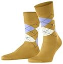 Burlington Herren Socken Manchester M So Baumwolle gemustert 1 Paar, Gelb Corn 1334,