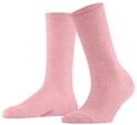 ESPRIT Damen Socken Reflection Rib W So Baumwolle einfarbig 1 Paar, Rosa Flamingo