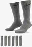 Nike Everyday Cushioned Crew-Trainingssocken (6 Paar), SX7666
