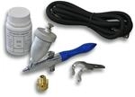 Wiltec Airbrush &bdquo;Air Eraser Mini Sandstrahlpistole und Strahlmittel, 0,5 mm D&uuml;se,