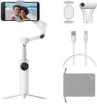 Insta360 Flow 2 Plus KI-Tracker-Bundle Schneewei&szlig;&ndash; Faltbarer...