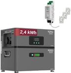 XORO SOLAR ATLAS-D 2,4 kWh AC-Solarspeicher mit Pro 3EM Smart Meter | Mit Pro 3EM