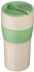 Koziol Aroma to GO XL Thermobecher mit Deckel 700ml Leaf Green/Sand 7243276