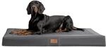 tierlando&reg; Orthop&auml;dische Hundematratze Oscar VIP aus Kunstleder und Velours...