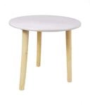 Spetebo Deko Holz Tisch 30x30 cm - Farbe: wei&szlig; - Kleiner Beistelltisch...
