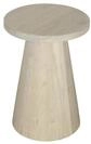 byLIVING Beistelltisch Cone/Massivholz Akazie White wash