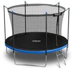 Neo-Sport Trampolin Outdoor Kinder Gartentrampolin Sicherheitsnetz Innen Leiter