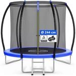Monzana&reg; Trampolin &Oslash; 244 cm T&Uuml;V Rheinland GS Zertifiziert Komplettset inkl.
