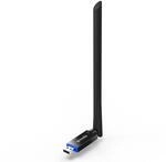 Tenda U10 USB WLAN Stick, AC 650 Mbps, WLAN-Adapter, Kompatibel mit Windows