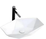 Rea Aufsatzwaschbecken VEGAS WHITE, Waschtisch Handwaschbecken Waschschale