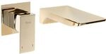 Rea Waschtischarmatur MASON GOLD Wasserhahn Bad Badarmatur aus Messing Armatur...
