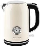 EMERIO Wasserkocher Retro Style | 2200 Watt | 1.7 Liter | Edelstahlgeh&auml;use 