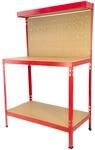 SCHMIDT security tools Werkbank 140x90x48cm Arbeitstisch Werkzeugbank Lochwand
