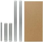 shelfplaza Pro 70x30 cm Fachboden-Set in verzinkt f&uuml;r Pro Schwerlastregale