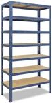 shelfplaza Home 230x50x60 cm Schwerlastregal in blau mit 7 B&ouml;den und 125 kg...