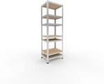 shelfplaza Home 180x60x45 cm Schwerlastregal in verzinkt mit 7 B&ouml;den und 125 kg